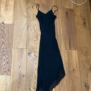 Just Cavalli black asymmetrical dress